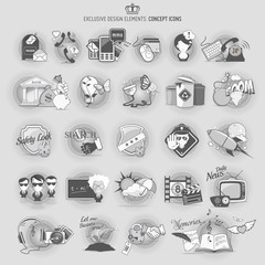 Design elements: Concept icons