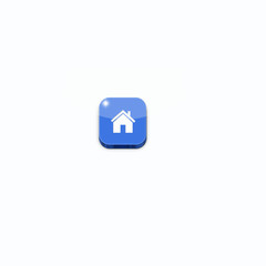 Blue Home Icon