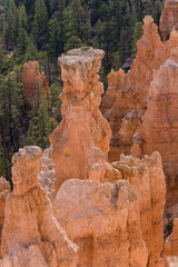 Beautiful rock formation in Bryce Canyon.