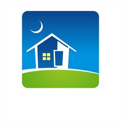 Green Eco friendly business logo design