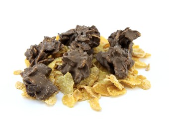 rose des sables en chocolat