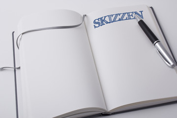 Skizzenbuch, grau