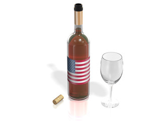 BOTTLE  OF WINE UNITED STATES OF AMERICA