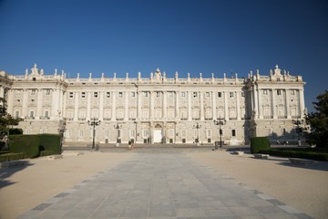 Obraz premium Madrid royal palace front