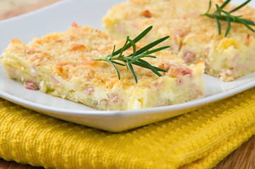 Potato gateau.