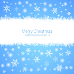 Abstract blue winter background