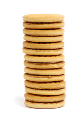 Stacks of cookies