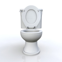 3D WC offen frontal