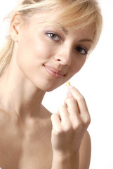 femme médication