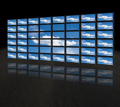 Sala de videoconferencia moderna.