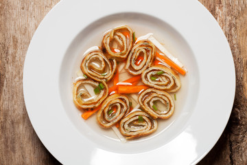 bayerischen Frittatensuppe