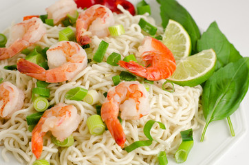 Noodle with shrimp