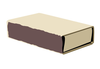 matchbox drawing on white background