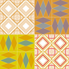 Fototapeta premium Vector retro background or pattern