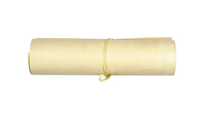 Vintage paper on white background