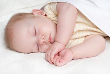 Fototapeta na wymiar Baby sleeping