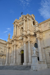 Fototapeta na wymiar Katedra Ortigia, Syrakuzy