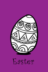 egg on violet