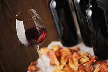 glass of red wine