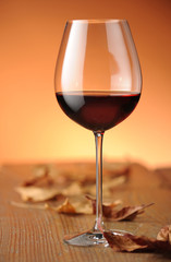glass of red wine