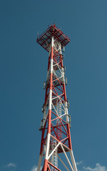 Fototapeta na wymiar Very high communication tower