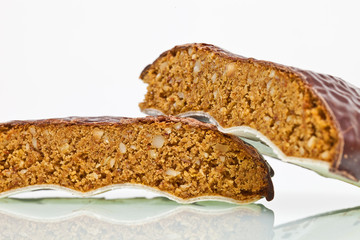 Lebkuchen geteilt Querschnitt
