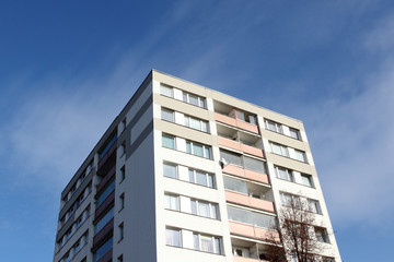 Tower block in Prague, Czech republic