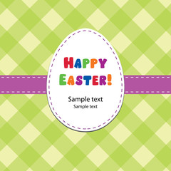 Colorful easter card
