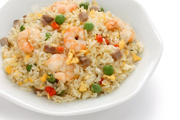 fried rice, chinese cuisine, yangzhou style