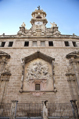 Fachada de la iglesia de los Santos Juanes. Valencia