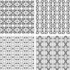 set with pattern in Arabian style. vintage antique sign