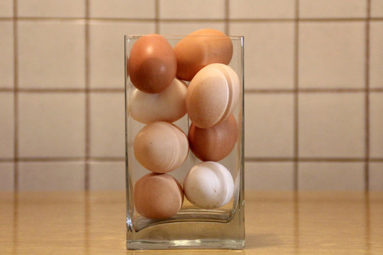 Uova in Vaso Trasparente