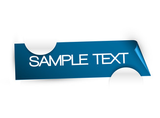 White paper card holder with place for your content