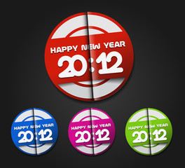 new year 2012 background