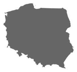 Map of Poland