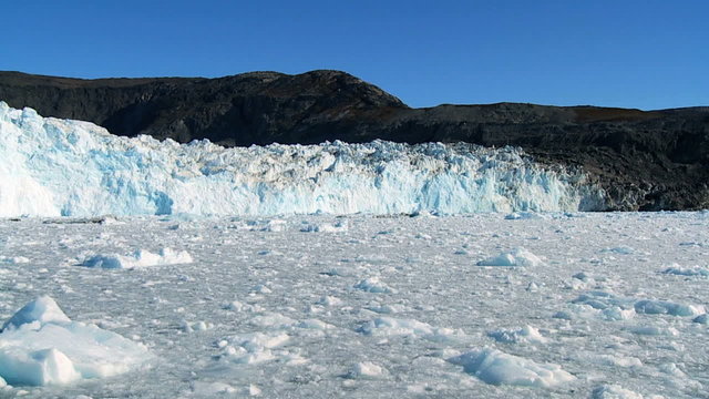 Majestic Ice Glacier in the Arctic 