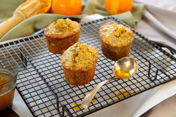 Orange Poppy Seed Cakes