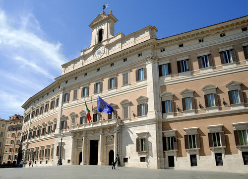 Fototapeta Montecitorio, Camera dei Deputati, Roma