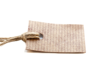 étiquette recyclée