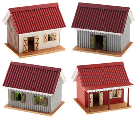 maisonnettes cr&eacute;oles, &icirc;le de la R&eacute;union