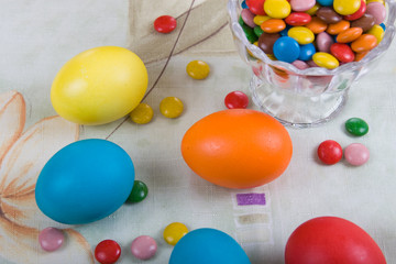 Easter eggs and sweets