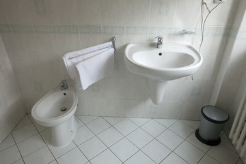 Interior of toilet
