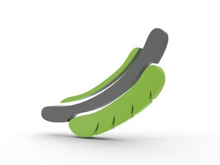 3d Icon Hotdog
