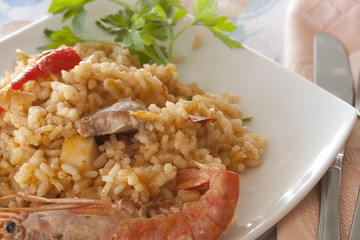 Paella rice