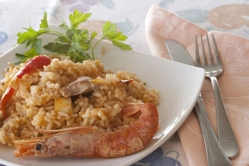Paella rice