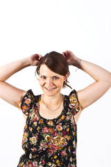 Fototapeta premium smart attractive woman smiling