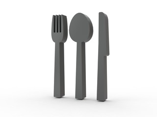 3d Icon Besteck