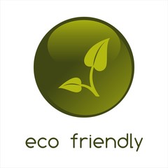 Green Eco friendly business logo design