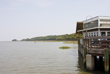 Fototapeta premium Dockside Seafood Bar
