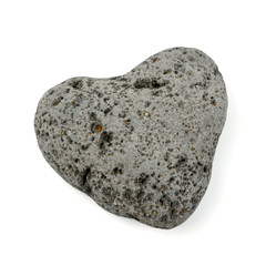 heart shaped lava stone